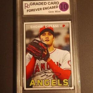 2018 Shohei Ohtani Graded Custom Rookie Baseball Card